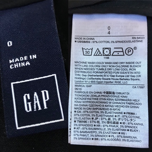 GAP Slim Shift Sleeveless Black Dress Size 0 - Picture 6 of 6